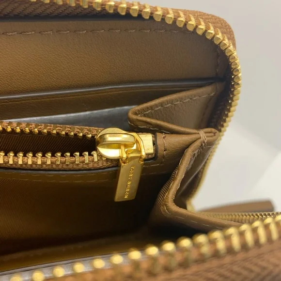 NWT Tory Burch Fleming Soft Zip Continental Wallet Moose/909 64314 - Picture 12 of 14